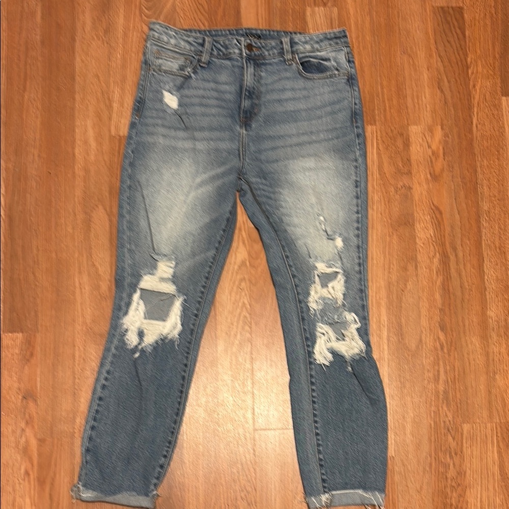 Windsor distressed Blue Jeans for Women